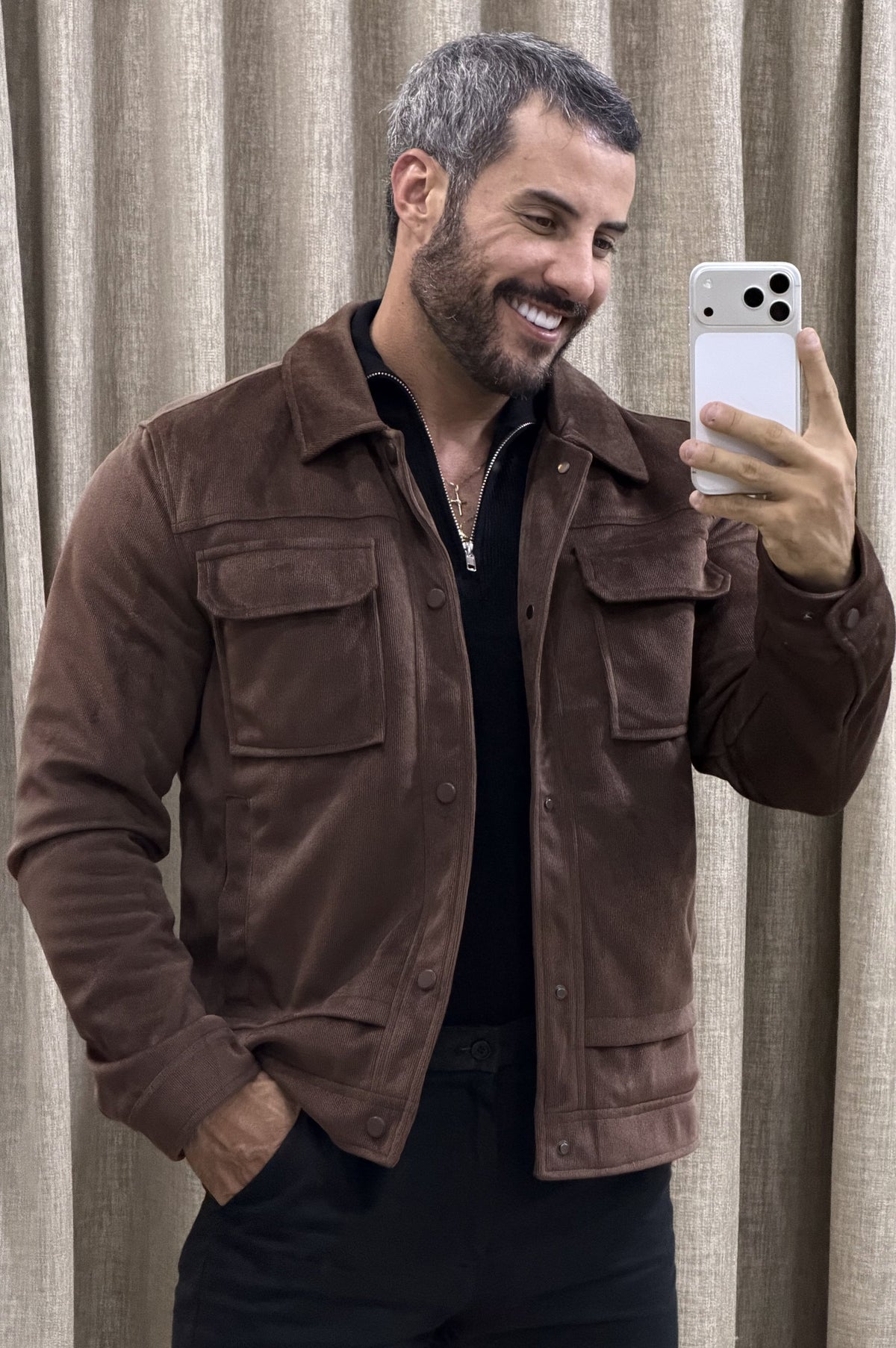 Campera Verona · Corte Clásico con Cuello Solapa