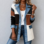 Chaqueta Tatiane™ con Tejido Acanalado, Corte Largo y Botones
