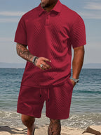Conjunto Riviera Elite | Textura Premium 3D y Frescura Absoluta en Verano